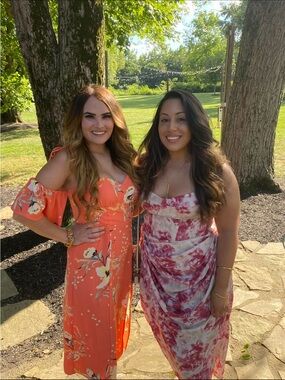 Urban Outfitters women’s orange floral dress worn once